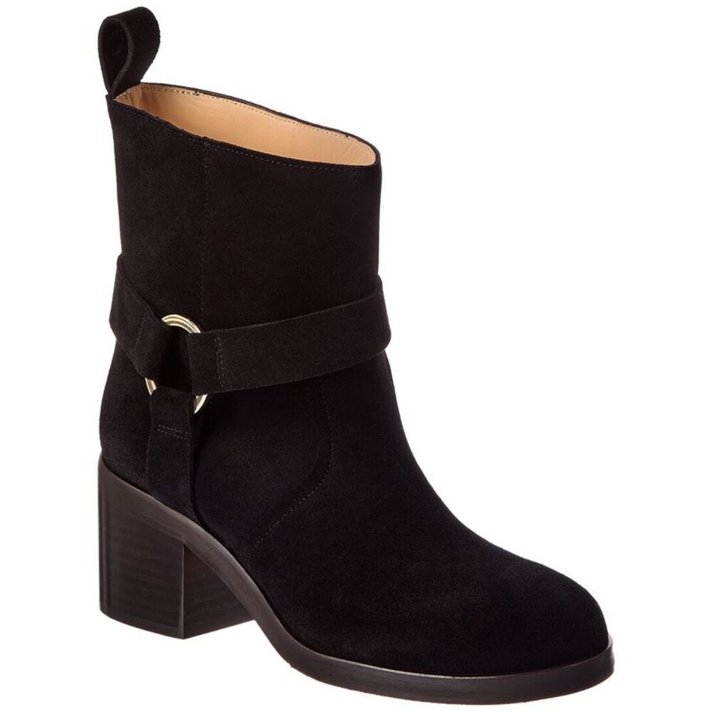 Odissi Suede Boot, Black